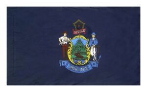Maine Flag Pole Hem Finish