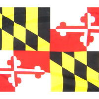 Maryland Flag - Pole Hem