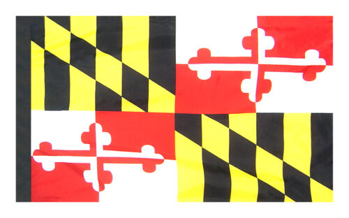Maryland Flag Pole Hem Finish
