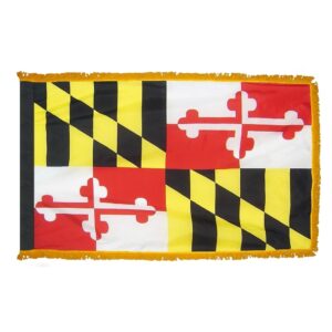 Maryland Flag Fringe Finish