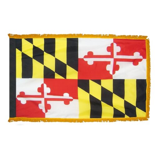 Maryland Flag Fringe Finish
