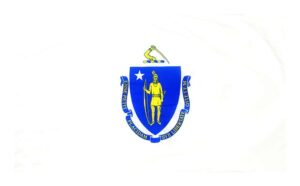 Massachusetts Flag Fringe Finish