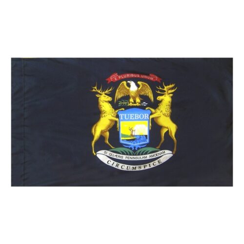 Michigan Flag Pole Hem Finish