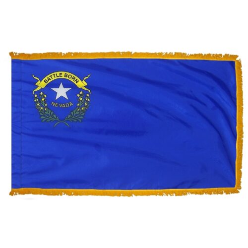 Nevada Flag Fringe Finish