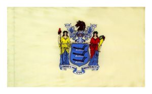 New Jersey Flag Pole Hem Finish