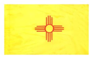 New Mexico Flag Pole Hem Finish