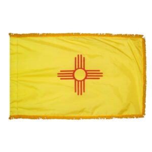 New Mexico Flag Fringe Finish