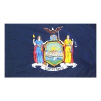 New York Flag - Pole Hem