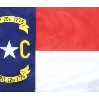 North Carolina Flag - Pole Hem