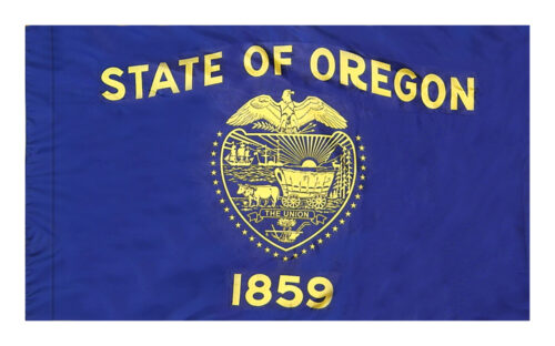 Oregon Flag Pole Hem Finish
