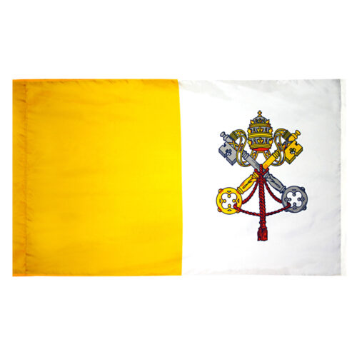 Papal Flag Pole Hem Finish