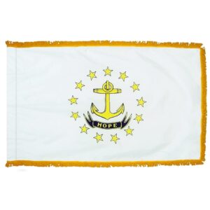 Rhode Island Flag Fringe Finish