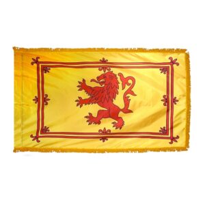 Scottish Rampant Lion Flag Fringe