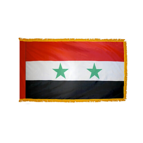 Syria Flag Fringe Finish