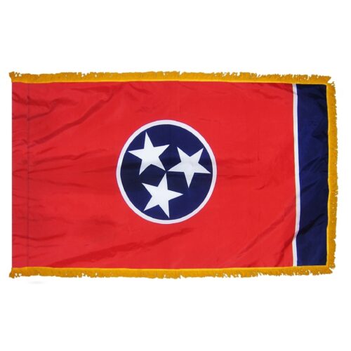 Tennessee Flag Fringe Finish