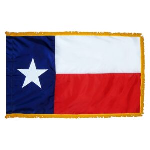 Texas Flag Fringe Finish