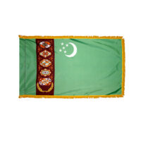 Turkmenistan Flag - Fringe