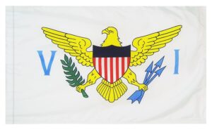 Virgin Islands Flag Pole Hem Finish