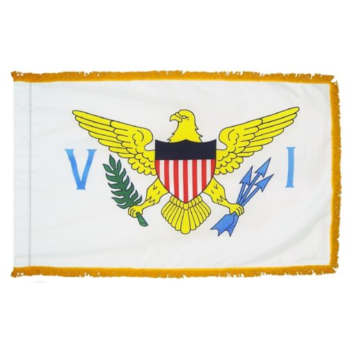 Virgin Islands Flag Fringe Finish