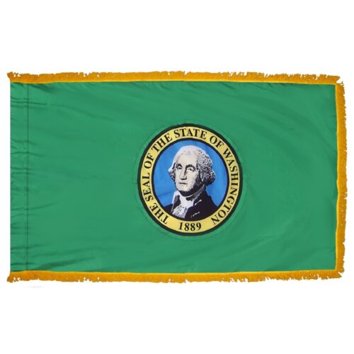 Washington Flag Fringe Finish