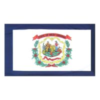 West Virginia Flag - Pole Hem