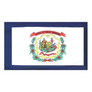 West Virginia Flag Pole Hem Finish