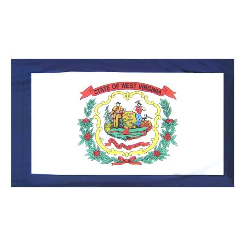 West Virginia Flag Pole Hem Finish