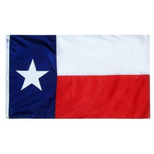 Texas Flag Grommets Finish