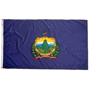 Vermont Flag Grommets Finish