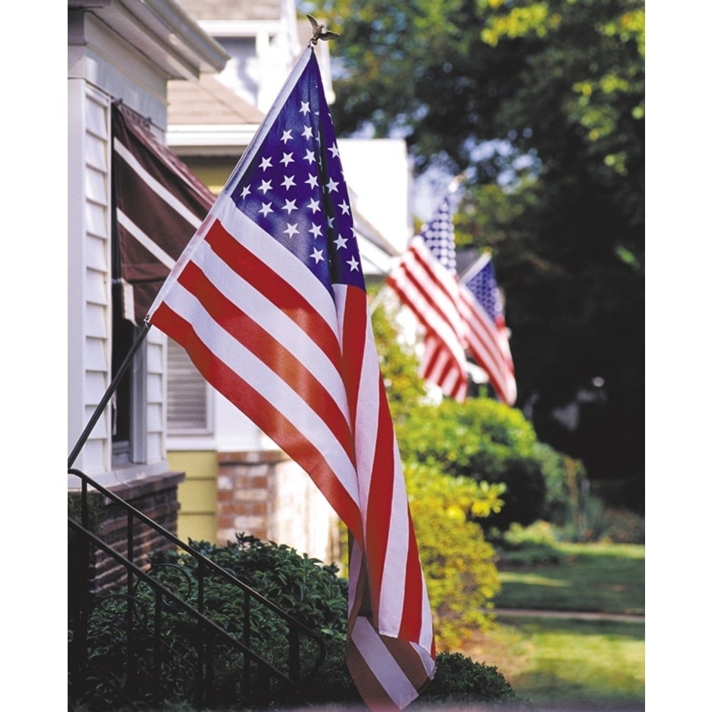 American Flag - Flagpole Set 2 American Flag Flagpole Set