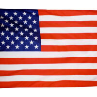 Printed Nylon American Flag - Grommets