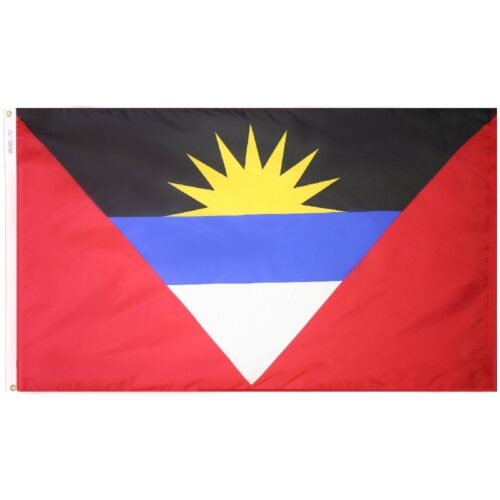 Antigua and Barbuda Flag Grommets Finish