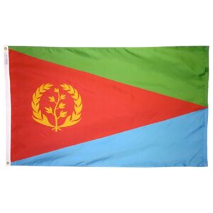Eritrea Flag Grommets Finish