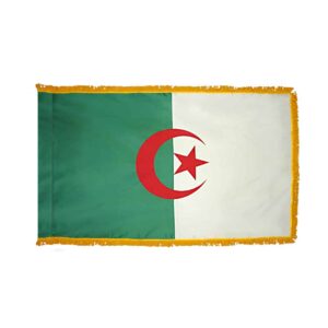 Algeria Flag Fringe Finish