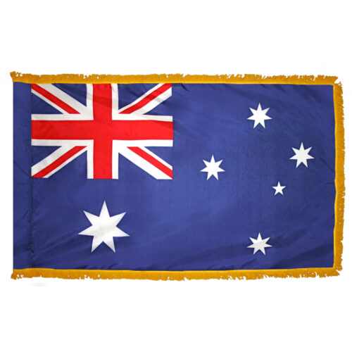 Australia Flag Fringe Finish
