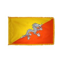 Bhutan Flag - Fringe