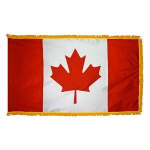 Canada Flag Fringe Finish