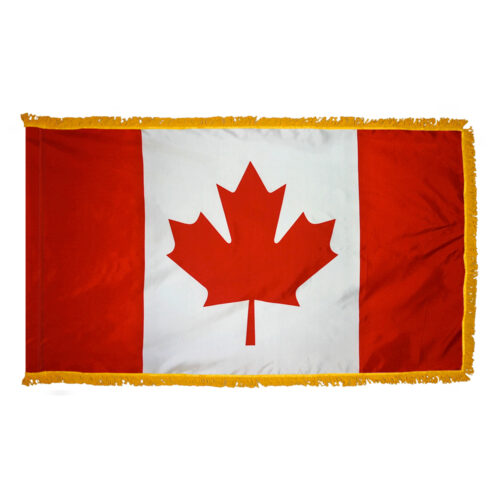 Canada Flag Fringe Finish
