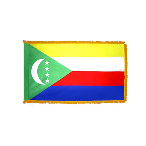 Comoros Flag Fringe Finish