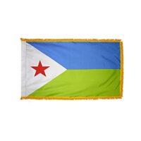 Djibouti Flag - Fringe