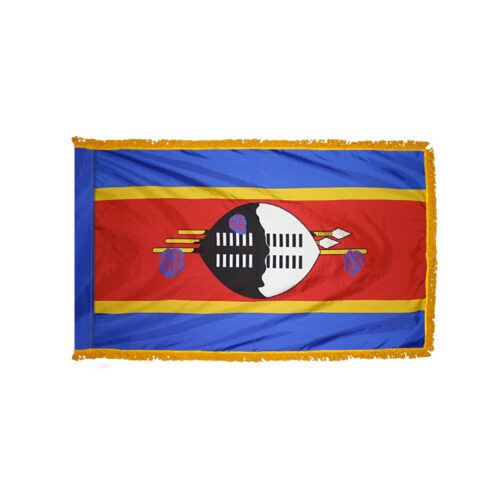 Eswatini Flag Fringe Finish