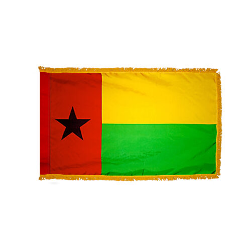 Guinea-Bissau Flag Fringe Finish