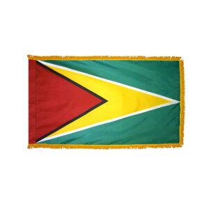 Guyana Flag Fringe Finish