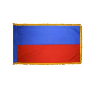 Haiti Civil Flag Fringe Finish