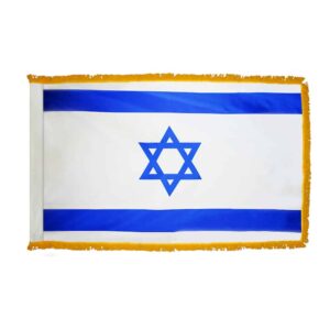 Israel Flag Fringe Finish