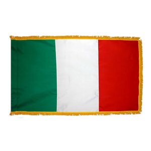 Italy Flag Fringe Finish