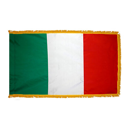Italy Flag Fringe Finish