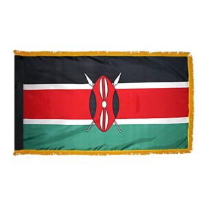 Kenya Flag Fringe Finish