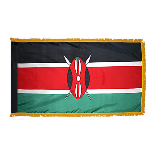Kenya Flag Fringe Finish