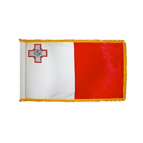 Premium Malta Flag Fringe Finish